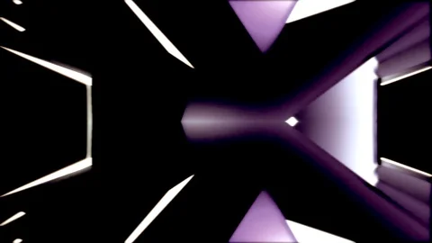 Dark Complex Of Shapes Club Visual Stock Footage 120799443