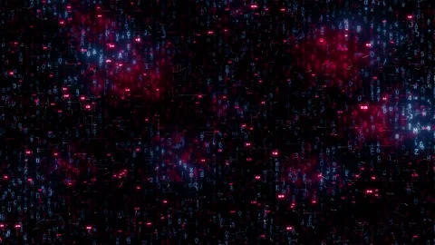 Dark Computer Hacking Technology Background Stock Footage 320599056