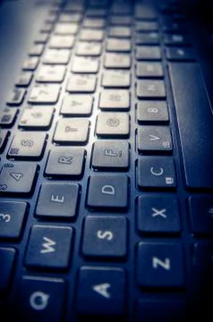 Dark Computer Keyboard Wallpaper Stock Photos
