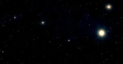 Dark constellation in deep space. Beautiful art cosmic design Stock Illustration