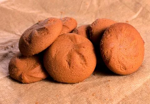 Dark cookies Stock Photos