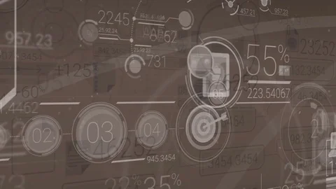 Dark Corporate Background With Abstract Elements Of Infographics Stock Footage 71480767