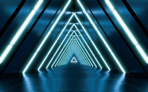 Dark corridor Stock Illustration