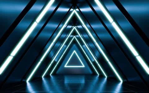 Dark corridor Stock Illustration