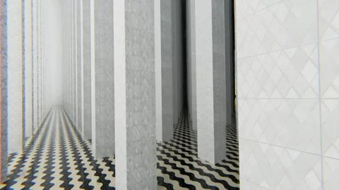 Dark Corridor with Minimal Light Stock Footage 337599696