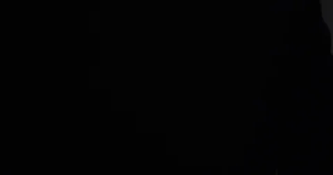 Dark corridor with silhouette of man Stock-Footage 86510212