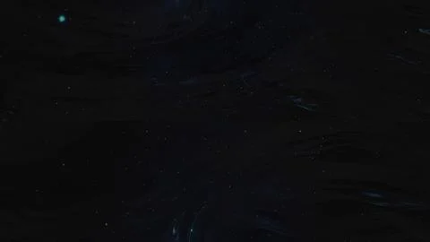 Dark Cosmic Liquid Texture with Glowing Star Particles Stock Illustration