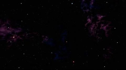 Dark Cosmic Nebula Space Background 4K Stock Footage 171836080