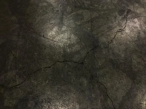 Dark crack floor Stock Photos