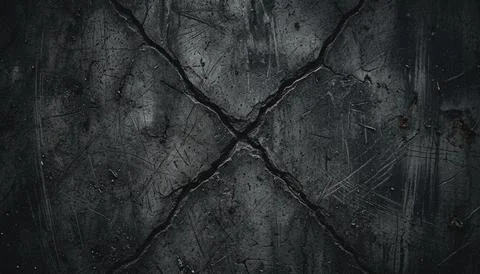 Dark cracked concrete texture background. Stock-Illustration