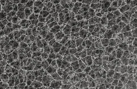 Dark cracked stone surface with white web patterns for vintage or distressed イラスト素材