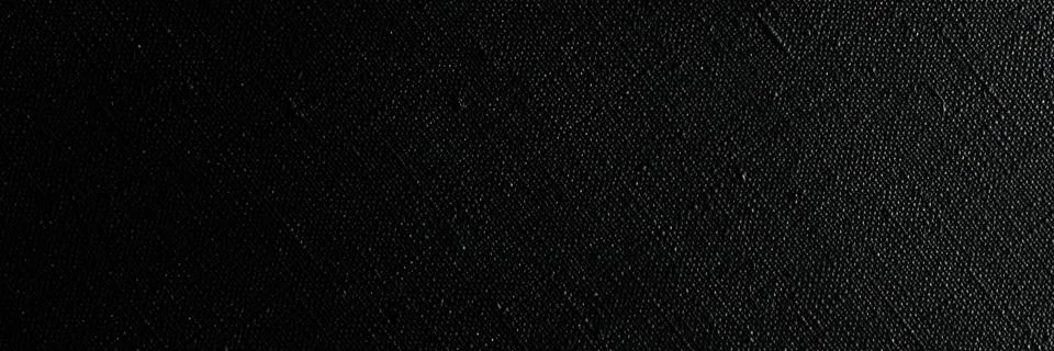 Dark creative background: black primed linen canvas, uneven lighting, toning Stock Photos