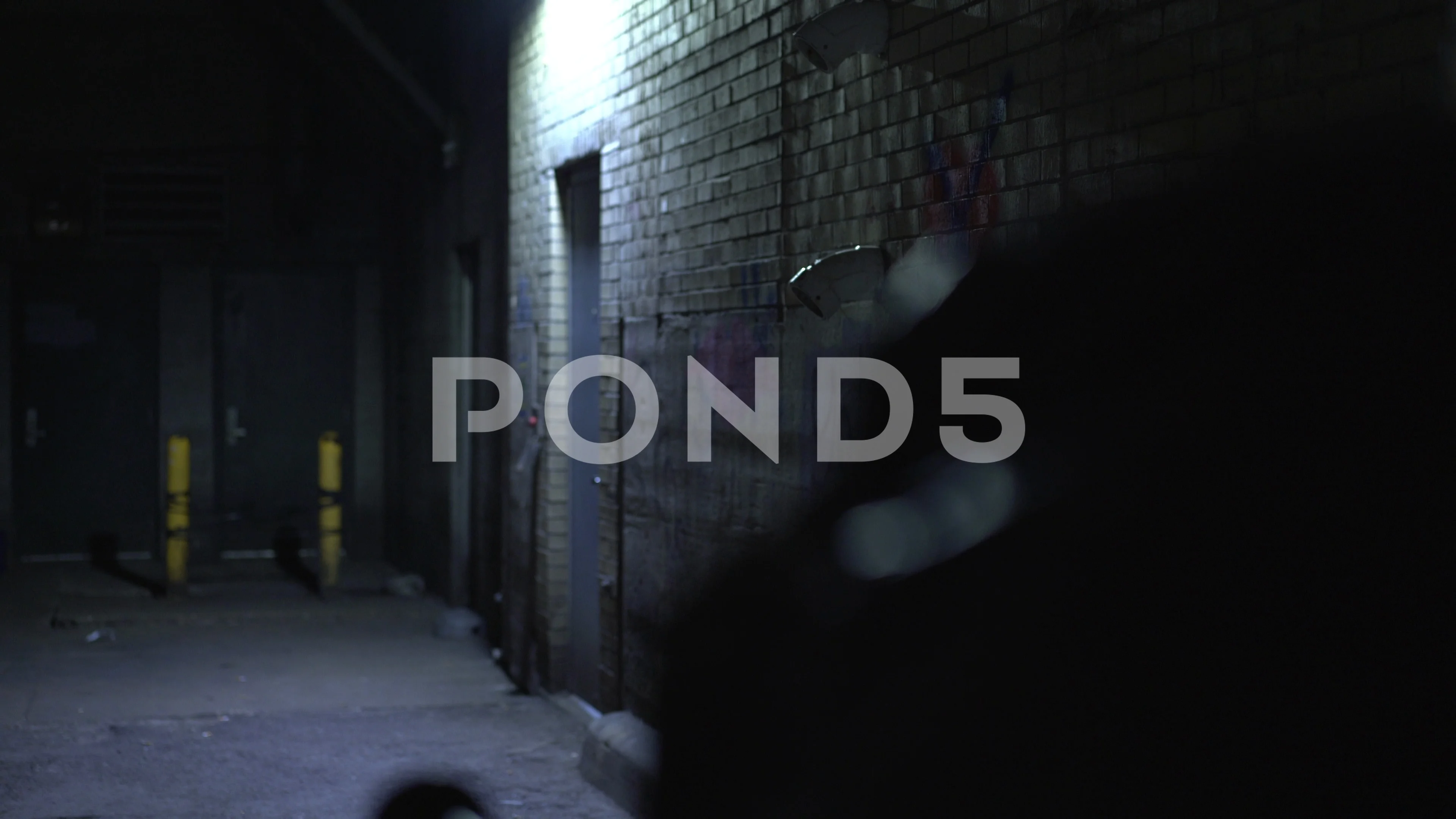 Dark Creepy Back Alley In City 4k Stock Video Pond5