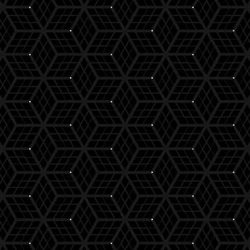 Dark Cube 3D Stroke Pattern. Cube Texture Abstract Background Stock Illustration