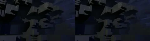 Dark Cubic Background 3D Stock Footage 10828087