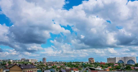 Dark cumulus clouds flying Stock Footage 112613498
