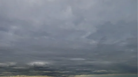 A Dark cumulus clouds (time-lapse) Vídeo Stock 54644864