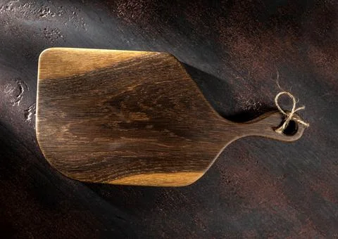 Dark cutting board Stock Photos
