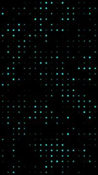 Dark cyan digital dot matrix background Stock-Illustration