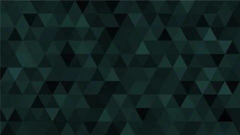 Dark Cyan, Green, Triangular  low poly, mosaic pattern background, Vector pol Stock Illustration