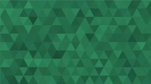 Dark Cyan, Green, Triangular  low poly, mosaic pattern background, Vector pol Stock Illustration