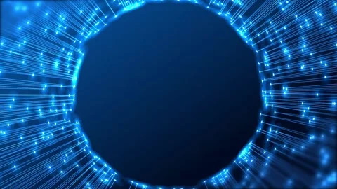 Dark cyber vortex effect logo holder Stock Footage 147847520