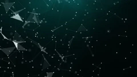 Dark Deep Plexus Background 4K Stock Footage 218985478