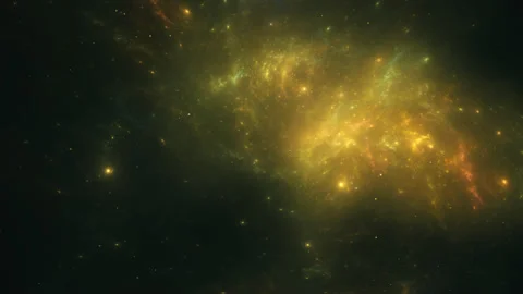 Dark deep space background with nebula and stars. Vidéo 216655186