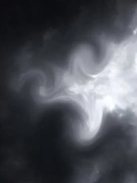 Dark dense gloomy dramatic thundercloud 스톡 사진
