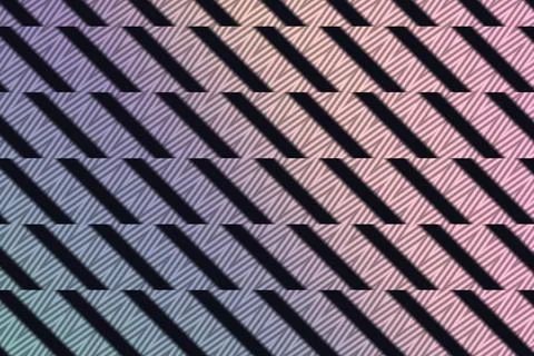 Dark diagonal geometric bands overlap a pale pastel line texture creating a Stock Illustration