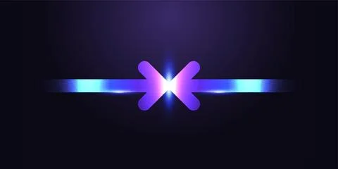 A dark digital grid, the upward arrow acts as a beacon of light for increas.. Stock Illustration