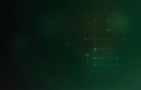 Dark Digital Network Connection Technology Abstract Vector Background イラスト素材