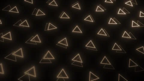Dark digital triangle background Stock Footage 302440949