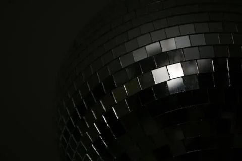 Dark disco ball Foto stock