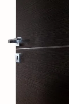 Dark door open d Stock Photos