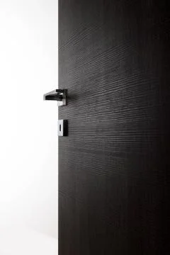 Dark door open h Stock Photos