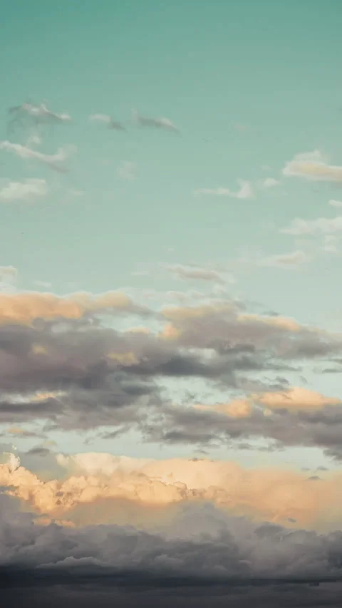 Dark dramatic clouds background. Time lapse Stock Footage 235609136