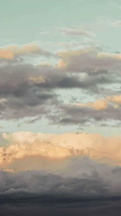 Dark dramatic clouds background. Time lapse Stock Footage 235609283