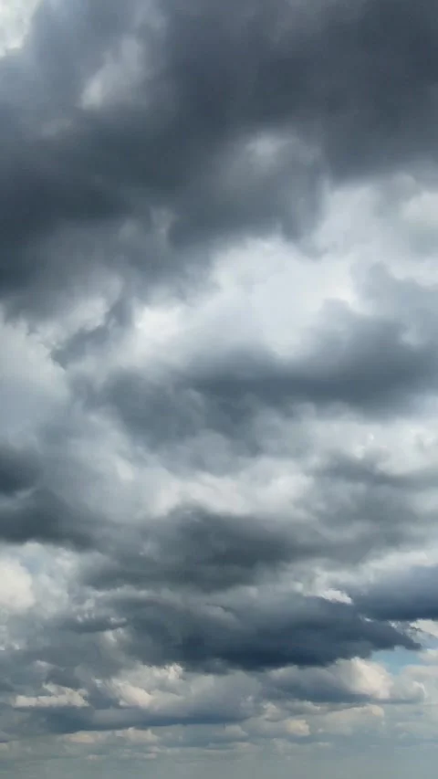 Dark dramatic clouds Stock Footage 308641503