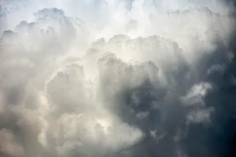 Dark dramatic clouds before rain Stock Photos