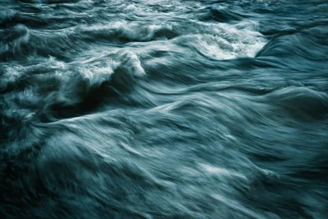 Dark dramatic river Stock Photos