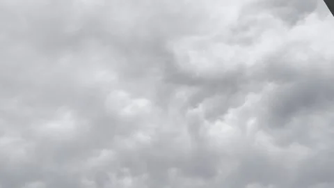 Dark Dramatic Storm Clouds Moving Across Sky Video stock 344779358