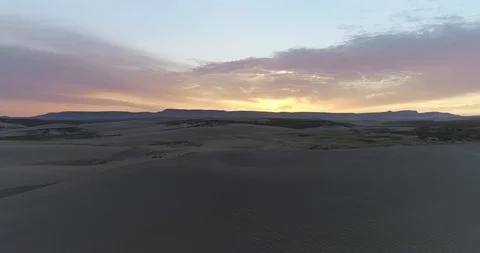 Dark dune sunrise Stock Footage 96357616