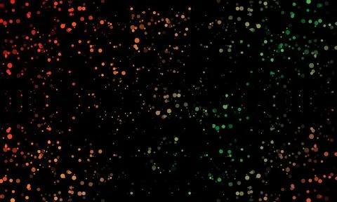 Dark dust light. Bokeh lights colorful effect background. Abstract colorful Stock Illustration
