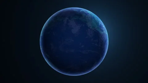 Dark Earth: Global Loop (Around the World) Left and Right Shadows Stock Footage 332544382