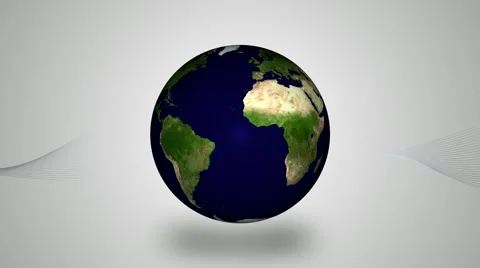 Dark earth globe with shadow rotating animated motion bacgkround Stock Footage 66483020