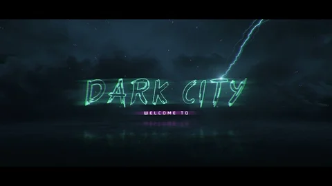 Dark Electric Logo Stockmateriaal After Effects