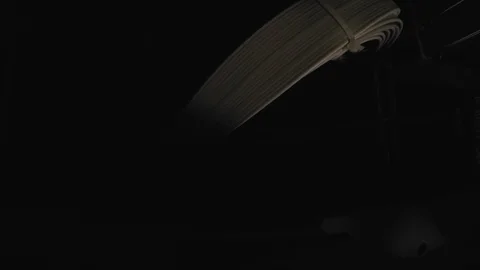 In a dark elevator shaft, the cabin moves up one floor and stops there. Видео 88416385