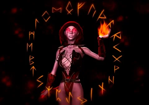 Dark Elve Stock Illustration