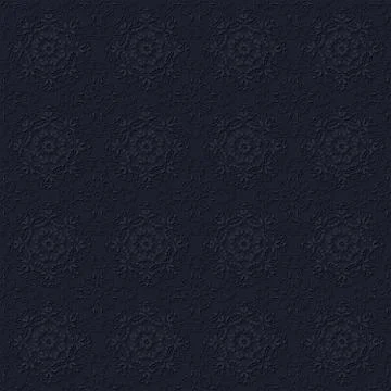 Dark embossed floral textile pattern background Stock Illustration